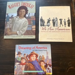 3 American Immigrant, Immigration History Picture Books Early, Young Adult