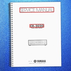 YAMAHA CR-2020 FM AM Stereo Receiver Service Manual – BIND – COVERED – FOLDOUTS