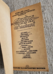 Conan The Barbarian The Official Marvel Comics Illustrated Books 1st Ed 1982