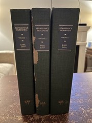 Renaissance Humanism; Foundations, Forms, & Legacy-Volume 1, 2 ,3