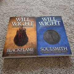 Will Wight Cradle Series Soulsmith Vol 2 & Blackflame Vol 3 Paperback Fantasy