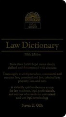 Law Dictionary Paperback Stephen H. Gifis