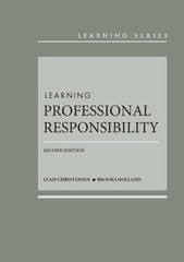 Learning Professional Responsibility: From the Classroom to the Practice of …