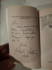 Blizzard by Michael C. Norton paperback SIGNED by author Leisure Horror RARE