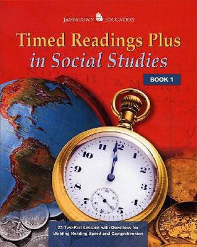 Timed Readings Plus in Social Studies: Book 3 – Paperback – VERY GOOD