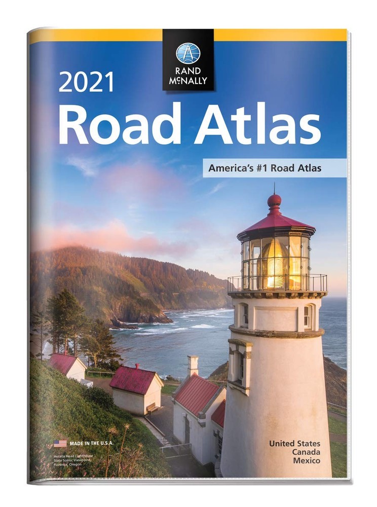 Rand McNally 2021 Road Atlas United States/Canada/Mexico With Protective Vin…