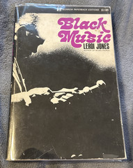 BLACK MUSIC LEROI JONES VINTAGE JAZZ PAPERBACK JOHN COLTRANE ALLEE WILLIS ESTATE