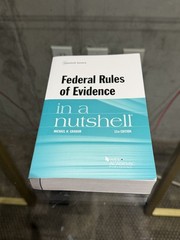 Federal Rules of Evidence in a Nutshell by Michael Graham (2020, Trade…