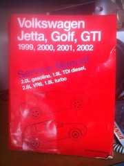 Volkswagen Jetta, Golf, GTI Service Manual 1999-2002 : 2.0L gasoline, 1.9L T…