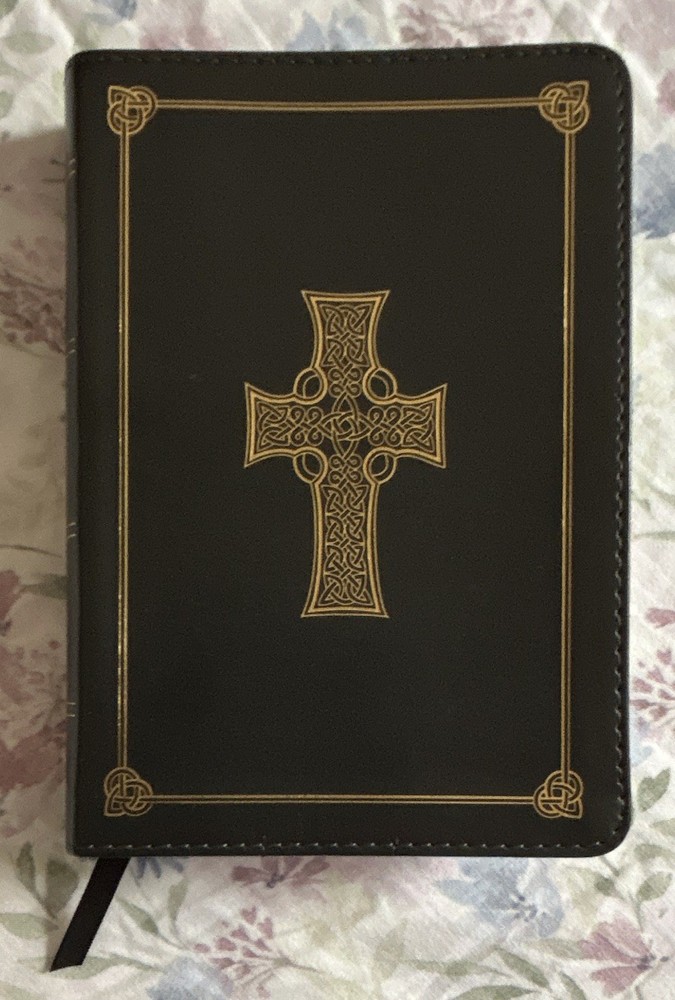 Crossway Holy Bible ESV Compact TruTone Charcoal Celtic Cross 2019