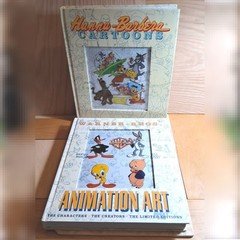 Classic Animation Art Book Lot: Warner Bros & Hanna-Barbera Hardcovers