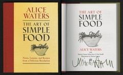 Alice Waters SIGNED AUTOGRAPHED The Art of Simple Food HC 1st Ed Pr Chez Panisse