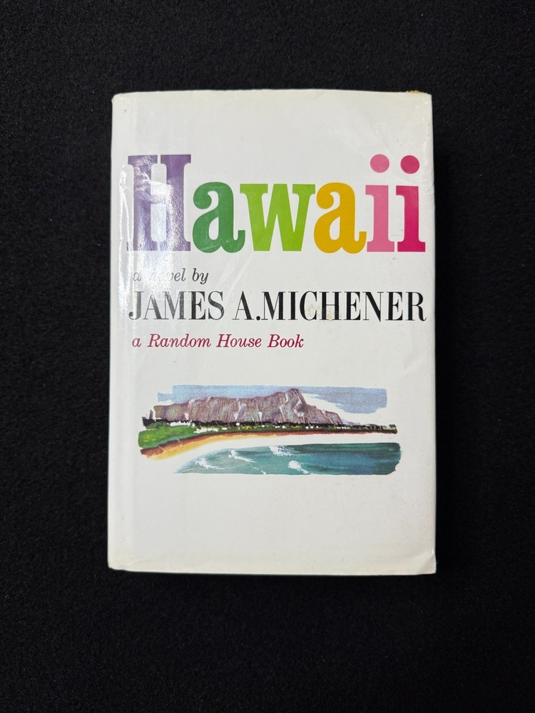 Hawaii by James A. Michener 1959 Random House Hardcover w/ Dust Jacket