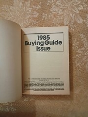 1985 Consumer Reports Buying Guide Issue Paperback Car Reliability Ratings Book