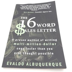The 16 Word Sales Letter Evaldo Albuquerque Copywriting Marketing Paperback