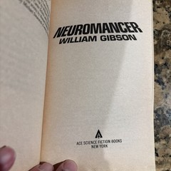 1984 Neuromancer William Gibson 1st Edition 2nd Print VTG Ace SciFi Paperback