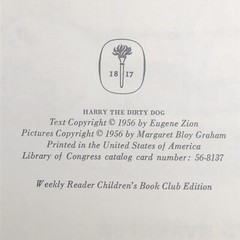 HARRY THE DIRTY DOG – 1956 First Edition Hardcover 1st Vintage By Gene Zion