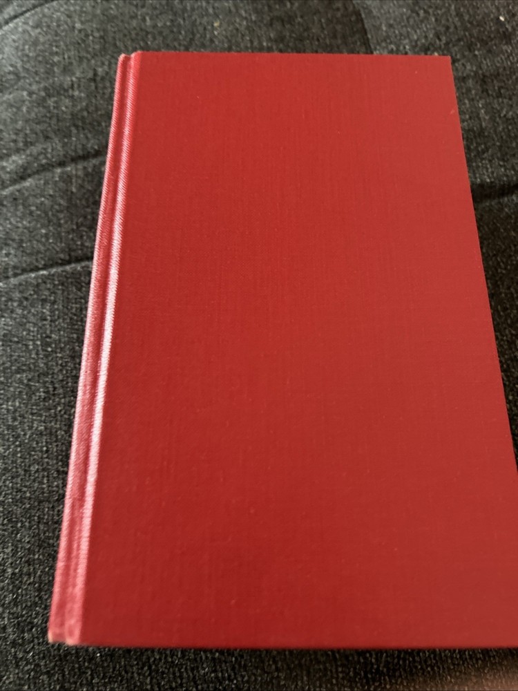 Hardcover Classic Novel in Red Cloth Binding