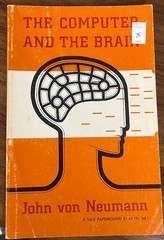 THE COMPUTER AND BRAIN by JOHN VON NEUMANN – 6TH PRINTING YALE PAPERBACK BOOK pb