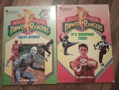 Mighty Morphin Power Rangers Book Lot 90s Morphin Time Putty Attack Kids