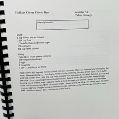 Celebrating the Holidays Cookbook ACT Team 2011 Spiral Bound 215 Pages