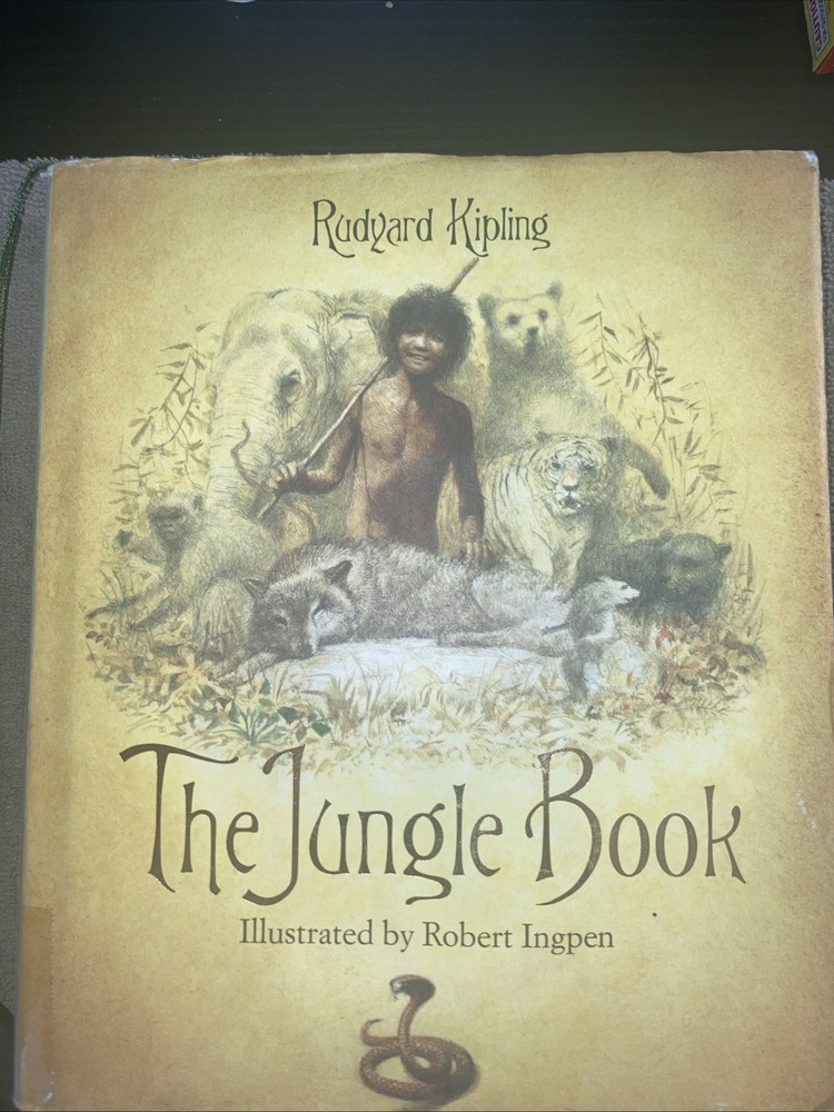 Jungle Book by Rudyard Kipling (2007, Hardcover) Illustrated Robert Ingpen