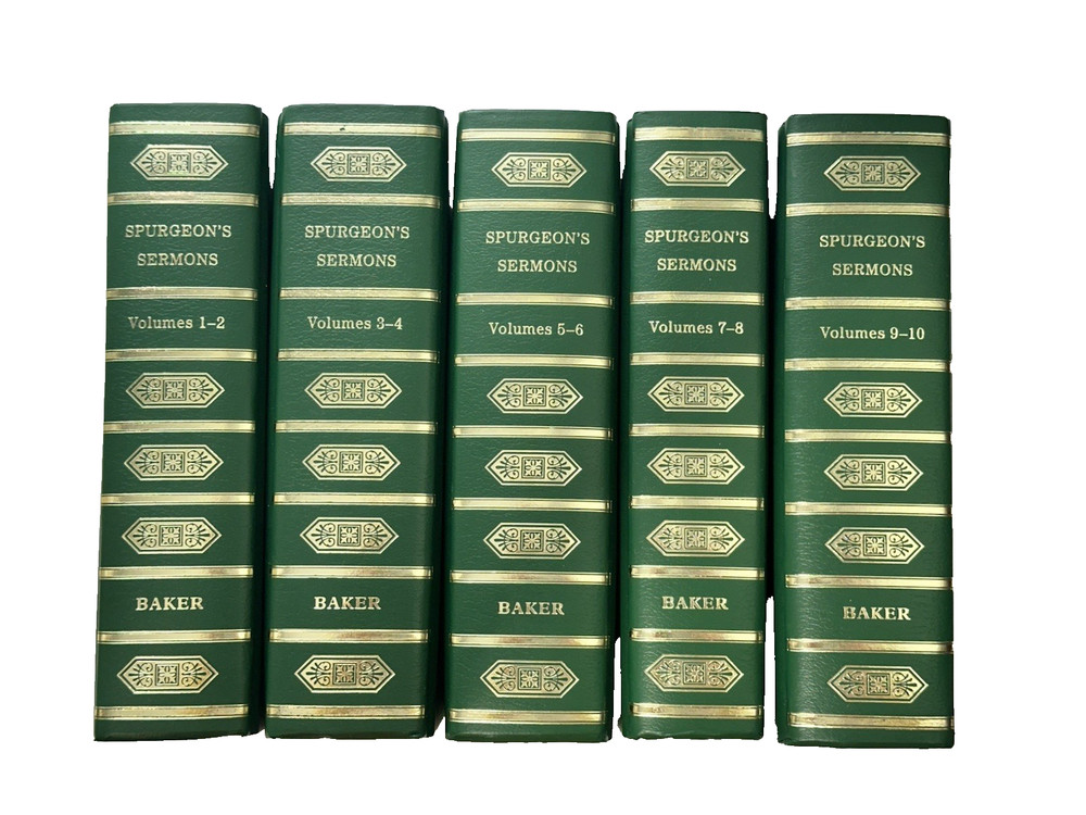Spurgeon’s Sermons Christian 5 Volume Set Charles H Spurgeon Hendrickson HC