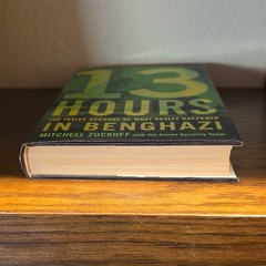 Mitchell Zuckoff 13 Hours Benghazi Threshold Editions Hardcover Dust Jacket