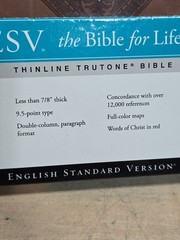 ESV Thinline Bible TruTone Tan Diamond Design Red Letter Text Words Of Christ