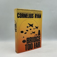 Vintage A Bridge Too Far Cornelius Ryan HC Orange Simon & Schuster 1974 1st Ed