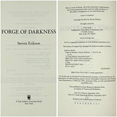 Kharkanas 1&2 : Forge of Darkness / Fall of Light – Steven Erikson (1st tpb ed.)