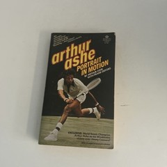 Arthur Ashe Portrait In Motion Frank Deford vintage paperback