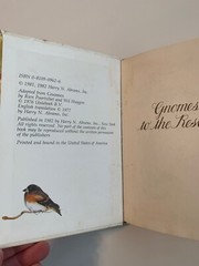 2 Gnome books by Henry N Abrams Gnomes To The Rescue, Little Gnome Facts 1982