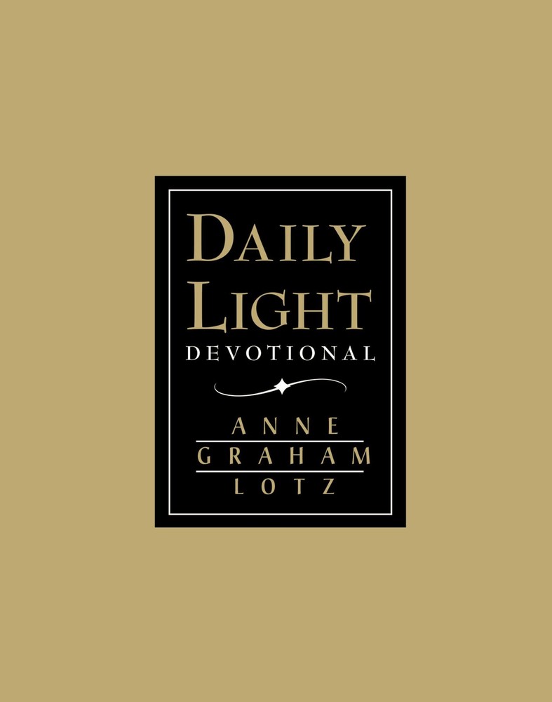 Daily Light Devotional (Black Leather) Lotz, Anne Graham leather_bound Accep…