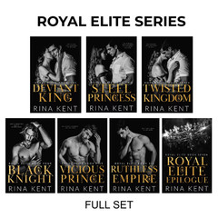 Royal Elite Series by Rina Kent – Complete Set 7-Books Sealed EXP Shipping