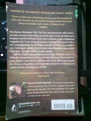 Ordinary Grace; Krueger, William Kent VERY GOOD