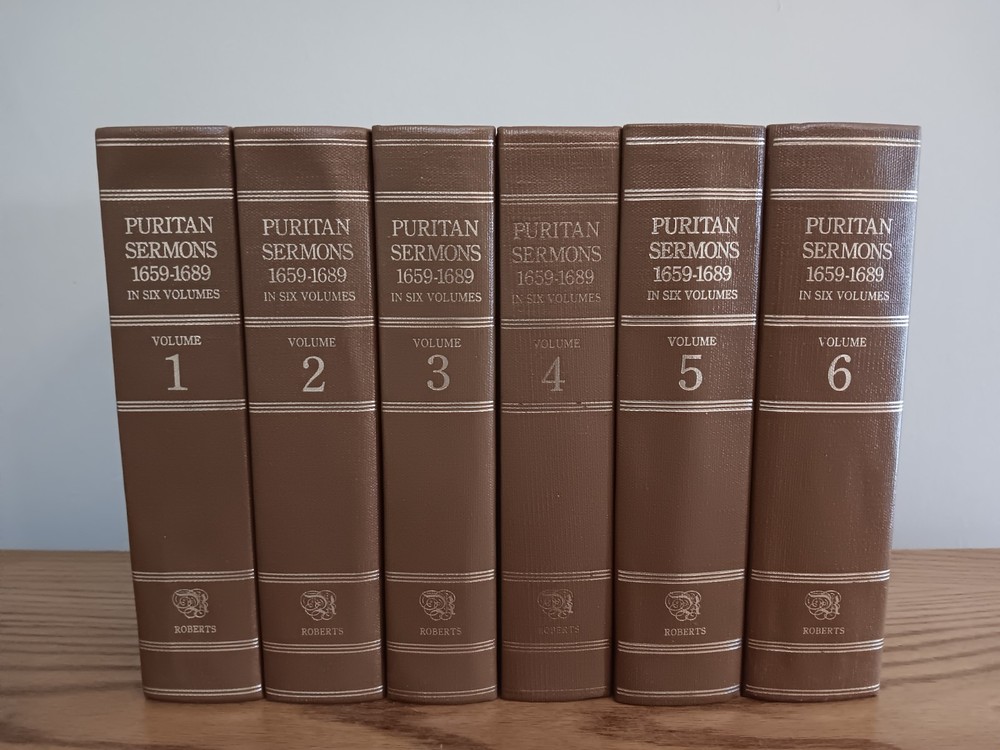 Puritan Sermons Complete 6 Volume Set Richard Owen Roberts Rare & Inscribed