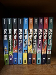 Dog Man Books 1-10 by Dav Pilkey Hardcover Lot Of 10 Graphic Novels