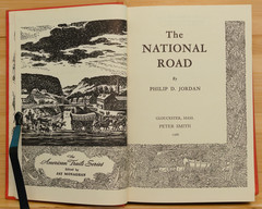 National Road by Philip D Jordan Signed Inscribed by author HC 1966 Peter Smith