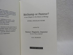 Bechamp or Pasteur? by Ethel D Hume 350 Pages Paperback 2017 Edition 👀*……..
