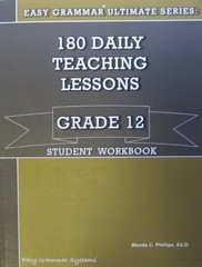 Easy Grammar Ultimate Series®: 180 Daily Teaching Lessons – Grade 12+ Stu…