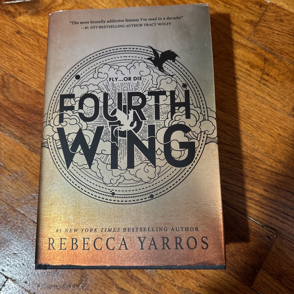 The Empyrean Ser.: Fourth Wing by Rebecca Yarros (2023, Hardcover)