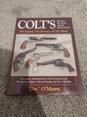 Colt’s Single Action Army Revolver HC Book Doc O’Meara Krause Publications