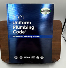 IAPMO 2021 Uniform Plumbing Code Illustrated Training Manual Hardcover (UPC)
