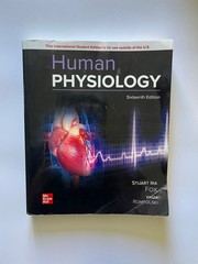 ISE Human Physiology – Paperback, by Stuart Ira Fox; Krista – Very Good