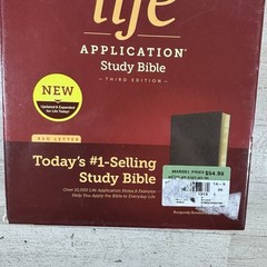 NIV Life Application Study Bible 3rd Ed Bonded Leather Thumb Index Burgundy RL
