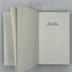 GREAT CASES OF SHERLOCK HOLMES Sir Arthur Conan Doyle 1987 HC Franklin Library