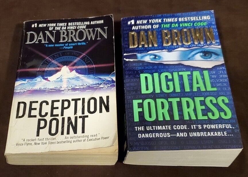 Dan Brown Book Lot 2 Paperback Books