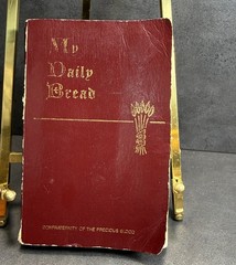 My Daily Bread 1954 Catholic Devotional Book Anthony J Paone