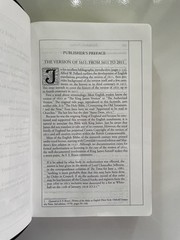 KJV 1611 Bible 400th Anniversary Edition Genuine Leather with Apocrypha Like New